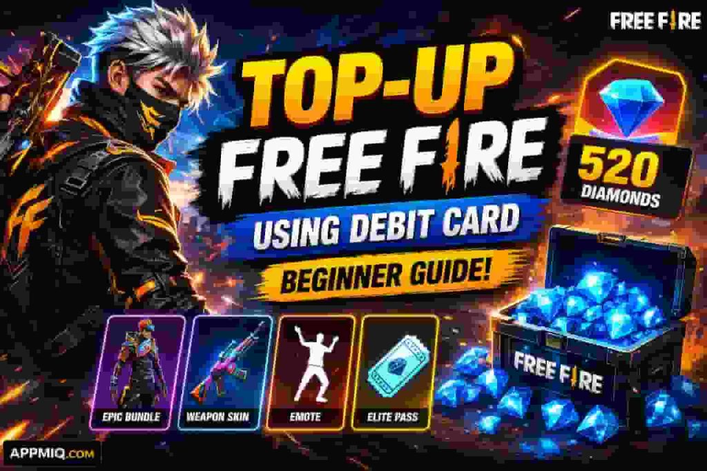 How to Top-Up Free Fire Using Debit Card (Beginner Guide)